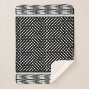 Palestinian Keffiyeh Sherpa Deken