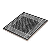 Palestinian Keffiyeh Tegeltje (Zijkant)