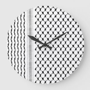 Palestinian Kufiya Custom Design License Bord F Grote Klok