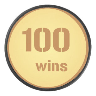 Palet De Hockey 100 victoires Hockey Puck