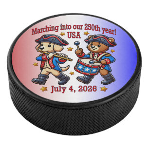 Palet De Hockey 4 juillet Semiquincentenaire du 250e anniversaire