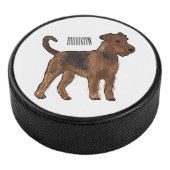 Palet De Hockey Airedale terrier dog cartoon (3/4/2016 12:00:00 AM)