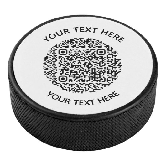 Palet De Hockey Ajouter votre propre ronde QR Code texte Scan Mini (3/4/2016 12:00:00 AM)