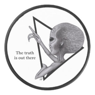 Palet De Hockey Alien gris, la vérité est là