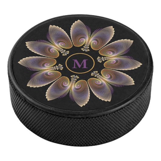 Palet De Hockey Ange Abstraite ailes Mandala Monogramme fractal (3/4/2016 12:00:00 AM)