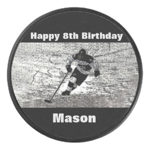 Palet De Hockey Anniversaire de galet d'hockey personnalisé