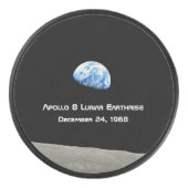 Palet De Hockey Apollo 8 Lunar Earthrise 50e Anniversaire (Devant)
