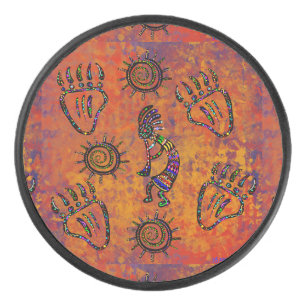 Palet De Hockey Art Kokopelli