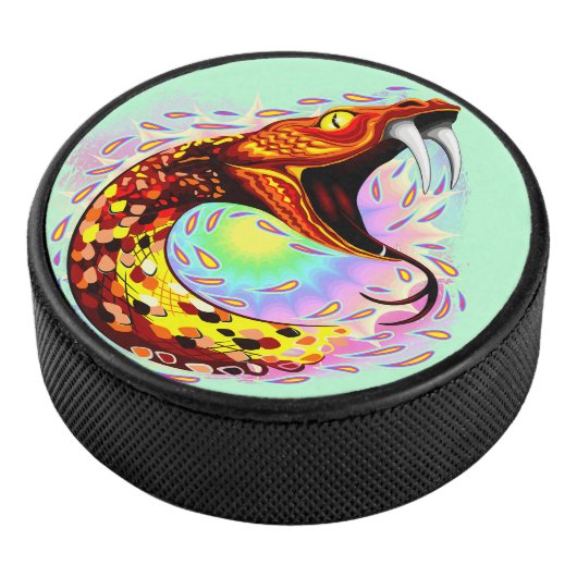 Palet De Hockey Attaque de serpent Psychedelic Surreal Art (3/4/2016 12:00:00 AM)