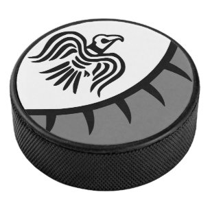 Palet De Hockey Bannière Viking de Corbeau