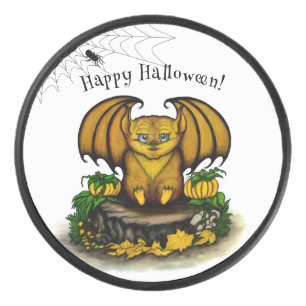 Palet De Hockey Bat d'Halloween mignonne