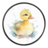 Palet De Hockey Bébé Canard d'aquarelle Canard (Devant)