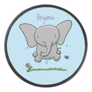 Palet De Hockey Belle adorable dessin d'éléphant bébé