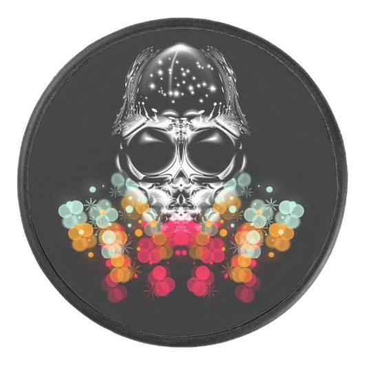 Palet De Hockey Belle araignée automnale avec Casquette Dewdrop (Devant)