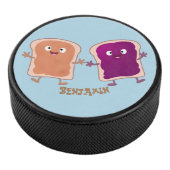 Palet De Hockey Beurre d'arachide mignonne et caricature sandwich  (3/4/2016 12:00:00 AM)