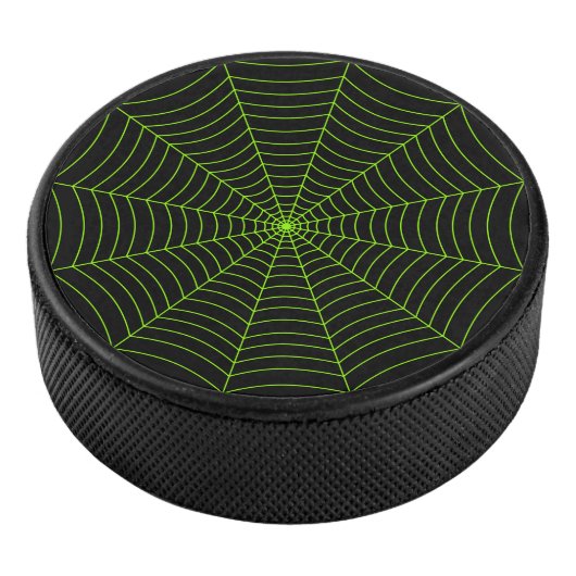 Palet De Hockey Black neon vert toile d'araignée Halloween motif (3/4/2016 12:00:00 AM)