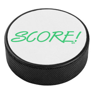 Palet de hockey blanc Score
