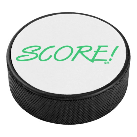 Palet de hockey blanc Score (3/4/2016 12:00:00 AM)