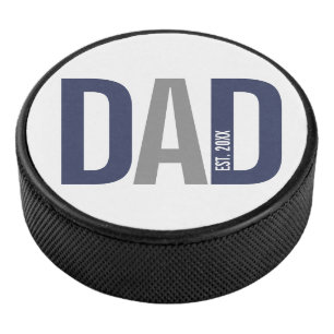Palet De Hockey Bleu de marine moderne Papa personnalisé établi