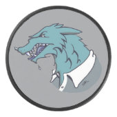 Palet De Hockey Bleu-loup-garou gris (Devant)