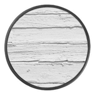 Palet De Hockey Bois Patiné blanc