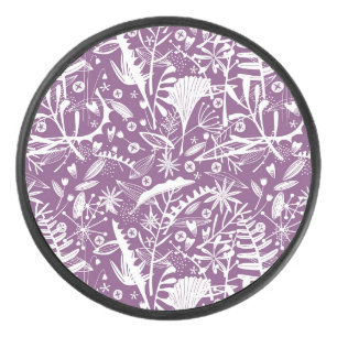 Palet De Hockey Botanique violet moderne