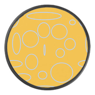 Palet De Hockey Boucles sur boucles géométriques orange