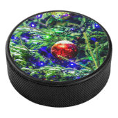 Palet De Hockey Boule rouge arbre de Noël vert (3/4/2016 12:00:00 AM)