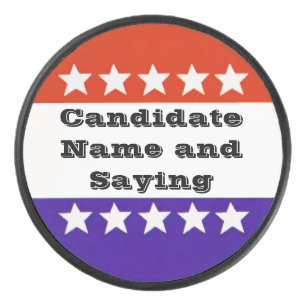 Palet De Hockey Bouton politique