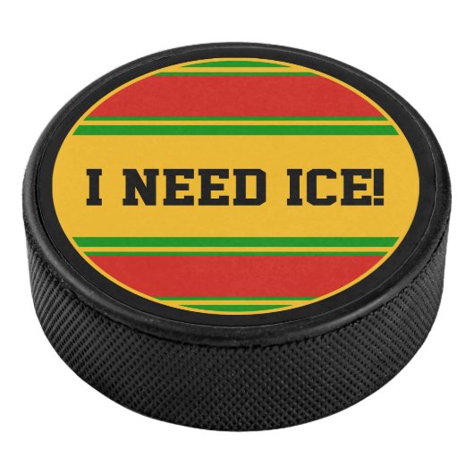 Palet De Hockey Bouton rond - Grilles rouge vert jaune (3/4/2016 12:00:00 AM)