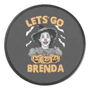 Palet De Hockey Brenda Éffrayant Halloween Kamala Harris