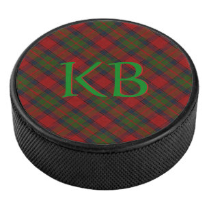Palet De Hockey Buccleuch Tartan officiel avec monogramme / initia