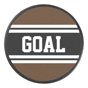 Palet De Hockey BUT Bold Sporty Brown Black White Racing Stripes