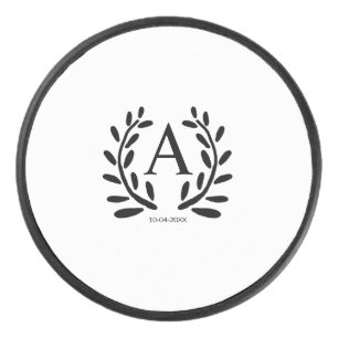 PALET DE HOCKEY CADEAUX DE GARÇON D'HONNEUR MONOGRAMMÉS ANNÉE DATE