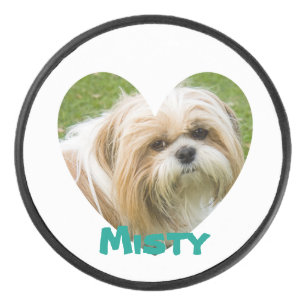 Palet De Hockey Cadre cardiaque conception photo personnalisée