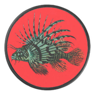 Palet De Hockey Camion de hockey Abstrait de poisson-Lion
