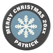 Camion de hockey sur glace de vacances /Flocon de 