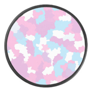 Palet De Hockey Camo blanc rose Abstrait