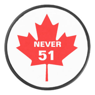 Palet De Hockey Canada Jamais 51 Canon