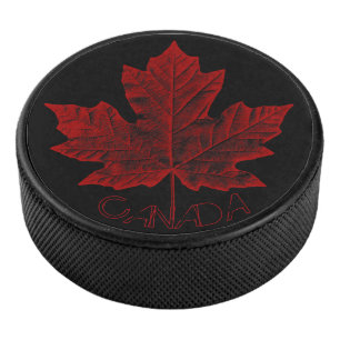 Palet De Hockey Canard de hockey Souvenir Canada Rouge Vintage