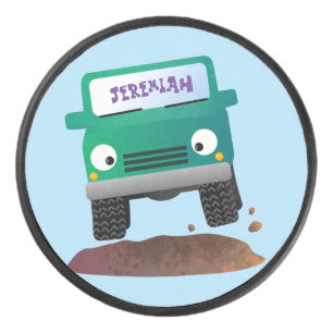 Palet De Hockey Caricature de voiture 4 X4 hors route