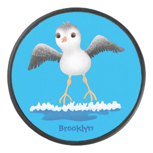 Palet De Hockey Caricature en bécasseau mignon (Devant)