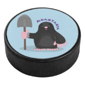 Palet De Hockey Caricature mole joyeux (3/4/2016 12:00:00 AM)