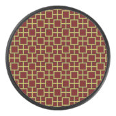 Palet De Hockey Carré moderne Motif or (Devant)