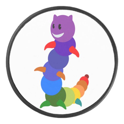 PALET DE HOCKEY CATERPILLAR DE RAINBOW (Devant)