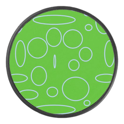 Palet De Hockey Cercles verts (Devant)