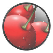 Palet De Hockey Cerises avec gouttes de ragoût (Devant)
