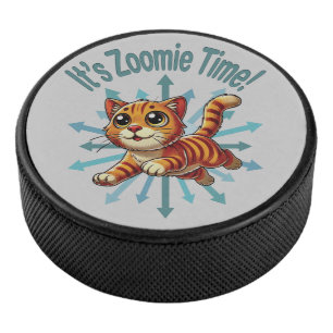 Palet De Hockey C'est Zoomie Time Orange Tabby Cat