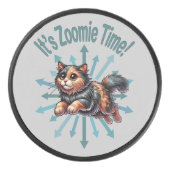 Palet De Hockey C'est Zoomie Time Tortoise Shell Cat (Devant)