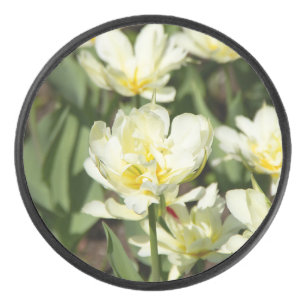 Palet De Hockey Champ de tulipes blanches